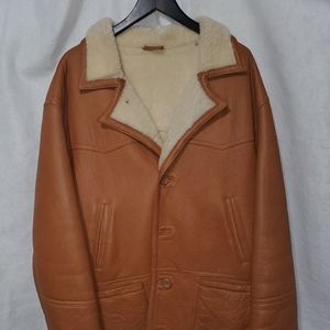 Lamb Shearling Jacket, size XL, real fur
